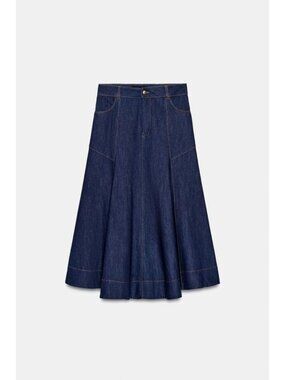 ZARA A-LINE MIDI SKIRT